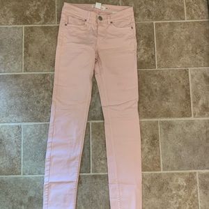 H&M Women's Skinny Jeans - Pale Pink